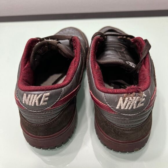 Nike Dunk Low Cinder Red & Brown Leather 309324-261 Women’s Size 7.5 - Picture 4 of 4